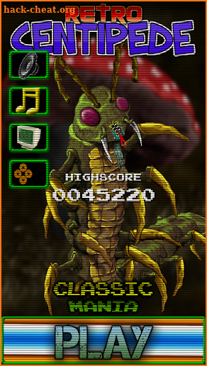 Retro Centipede screenshot