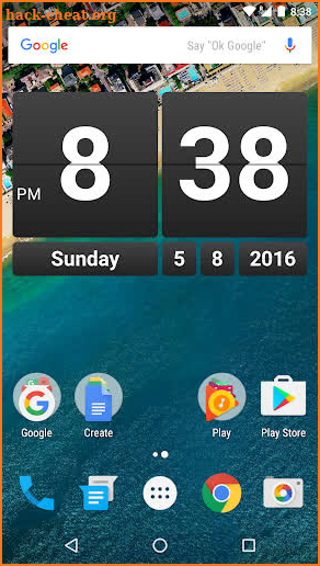 Retro Clock Widget screenshot