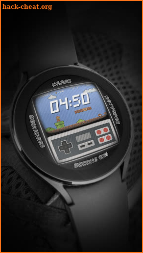 Retro Console Game Watch Face screenshot