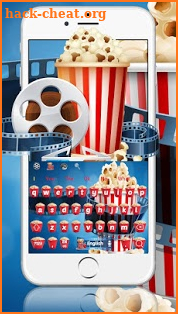 Retro Film Popcorn Keyboard screenshot