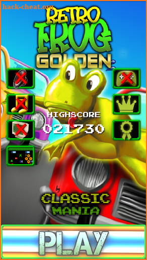 Retro Frog Golden screenshot