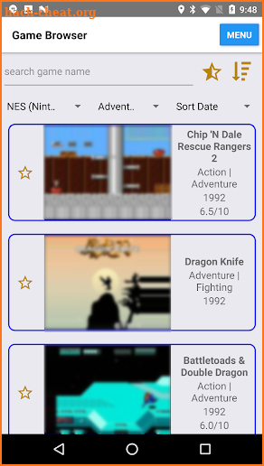 Retro Game Center (enjoy classic/emulation games) screenshot