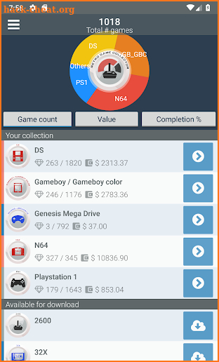 Retro Game Collector screenshot