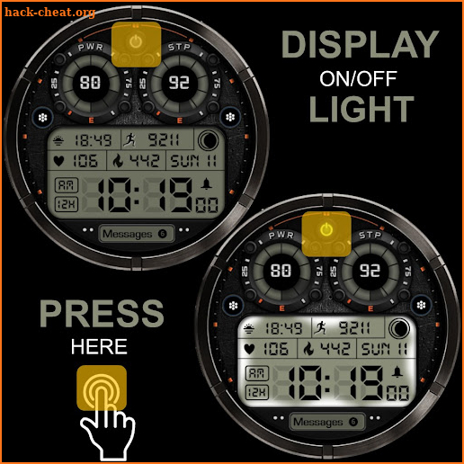 Retro LED Digital Informer E54 screenshot