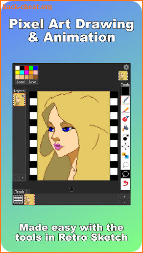 Retro Sketch - Pixel Art screenshot