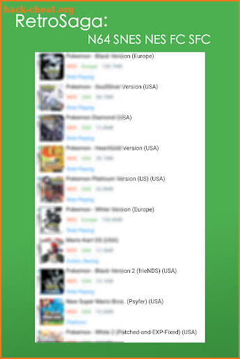 Retro Video Games Saga - Play Cool Video Games Emu screenshot