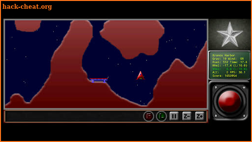RetroRocket Lunar Lander Sim screenshot