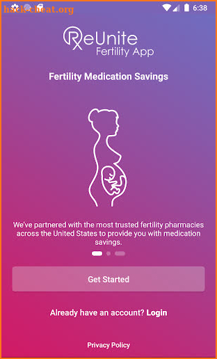 ReUnite Fertility App screenshot