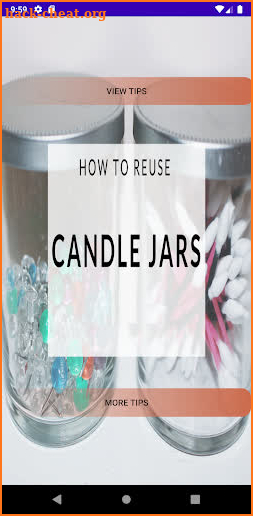 Reuse Candle Jars screenshot