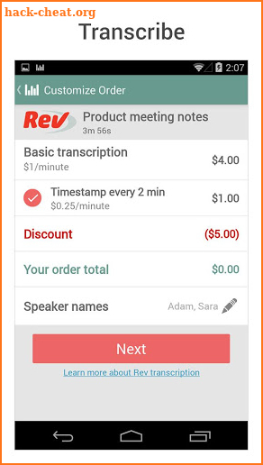 Rev Audio & Voice Recorder screenshot