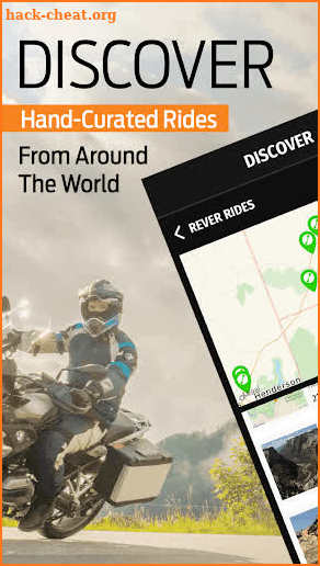 REVER: Motorcycle, Maps, GPS, Navigation, Planner screenshot