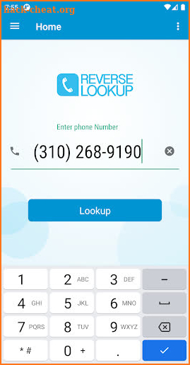 Reverse Lookup — Free Phone Number Lookup screenshot