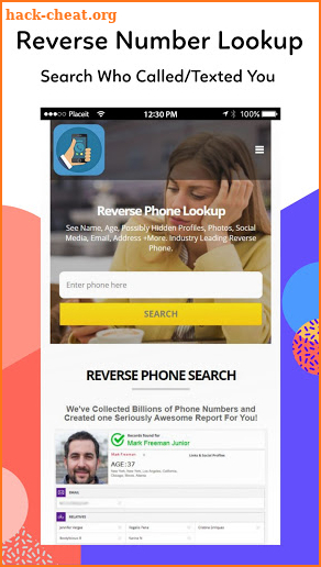Reverse Phone Lookup - Reverse Number Lookup App screenshot