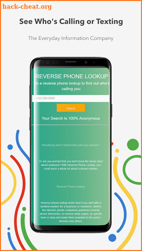 Reverse Phone Lookup  📞📱☎️ - Phone Number Search screenshot