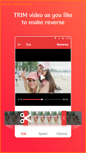 Reverse Video Maker: Backwards Video & Slow Motion screenshot