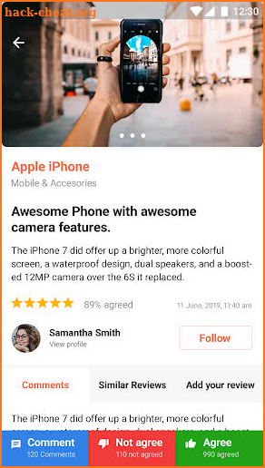 ReviewBox - Template screenshot