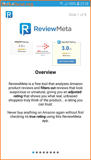 ReviewMeta screenshot