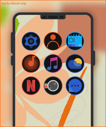 Revo Darkness - Icon Pack screenshot