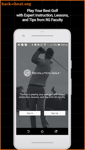 Revolution Golf screenshot