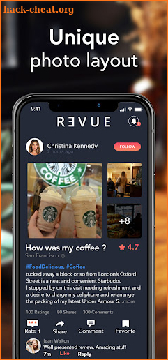 Revue - Rate & Review With Your Followers screenshot