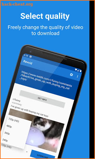 Revvid Pro - Reddit Video Downloader (WITH AUDIO) screenshot