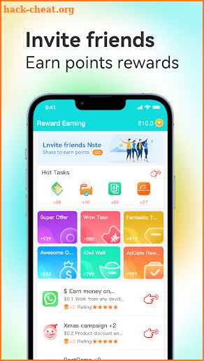 Reward Cash From Tasks screenshot