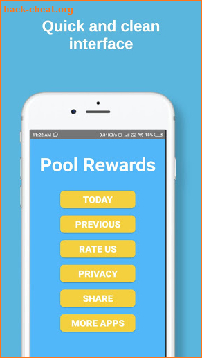 REWARD FOR POOl 2019 - Instant cash & coin Reward screenshot