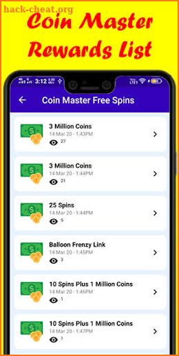 Reward Link - Free & Best Daily Spins Link App screenshot