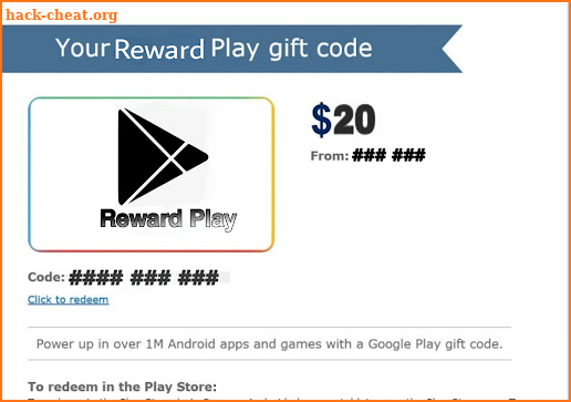 Reward Play - Gift cards quiz screenshot