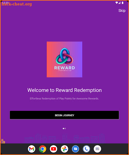 Reward Redemption screenshot