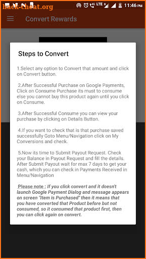 Rewards Converter App screenshot