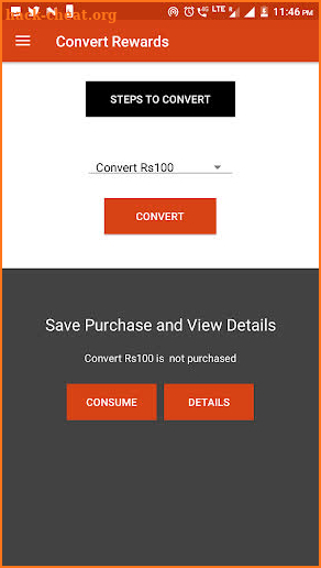 Rewards Converter App screenshot