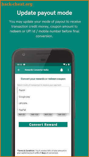 Rewards Converter India : redeem coupon or rewards screenshot