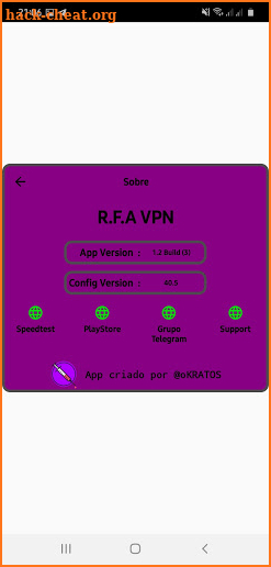 R.F.A VPN screenshot
