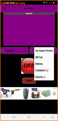 R.F.A VPN screenshot