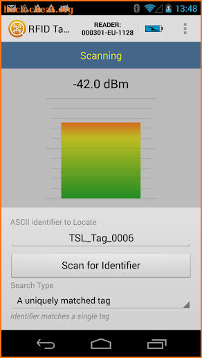 RFID Tag Finder screenshot