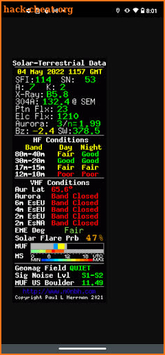RFinder WW Repeater Directory screenshot