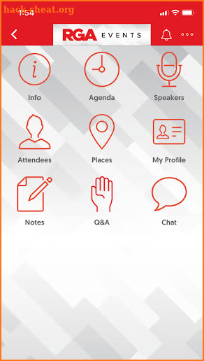 RGA Events App screenshot