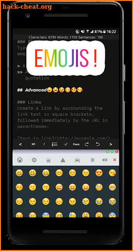 RGB Animated Backlit Mechanical Keyboard + Emojis screenshot