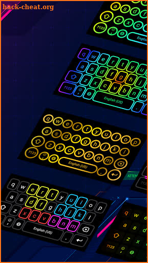 RGB LED Keyboard – Lighting Keyboard, Neon Led screenshot