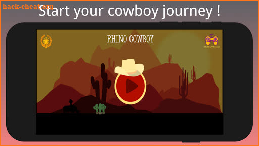 Rhino Cowboy - cowboy games screenshot