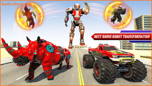 Rhino Robot Games - Transform Robot War screenshot