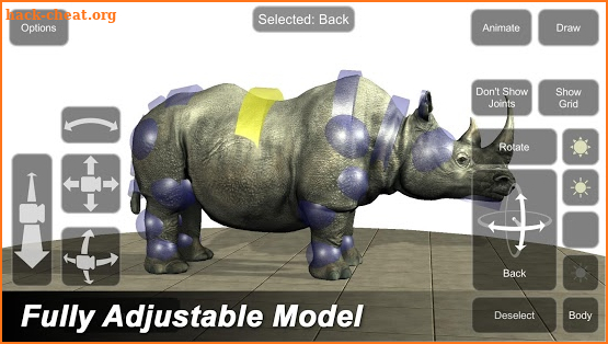 Rhinoceros Mannequin screenshot