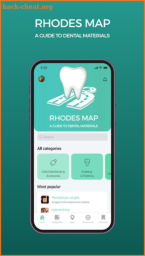 Rhodes Map to Dental Materials screenshot