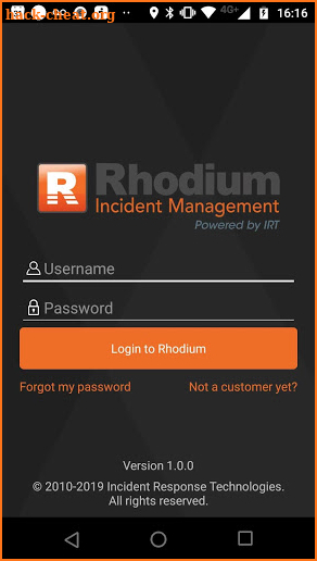 Rhodium Mobile screenshot