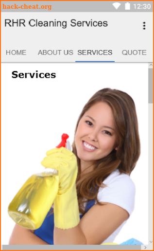 RHR Cleaning Services screenshot