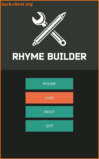 Rhyme Builder screenshot