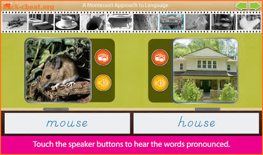 Rhyming - Montessori Pre-Language Exercises screenshot