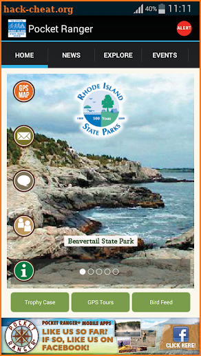 RI State Parks Guide screenshot