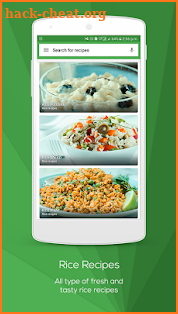 Rice Recipes screenshot